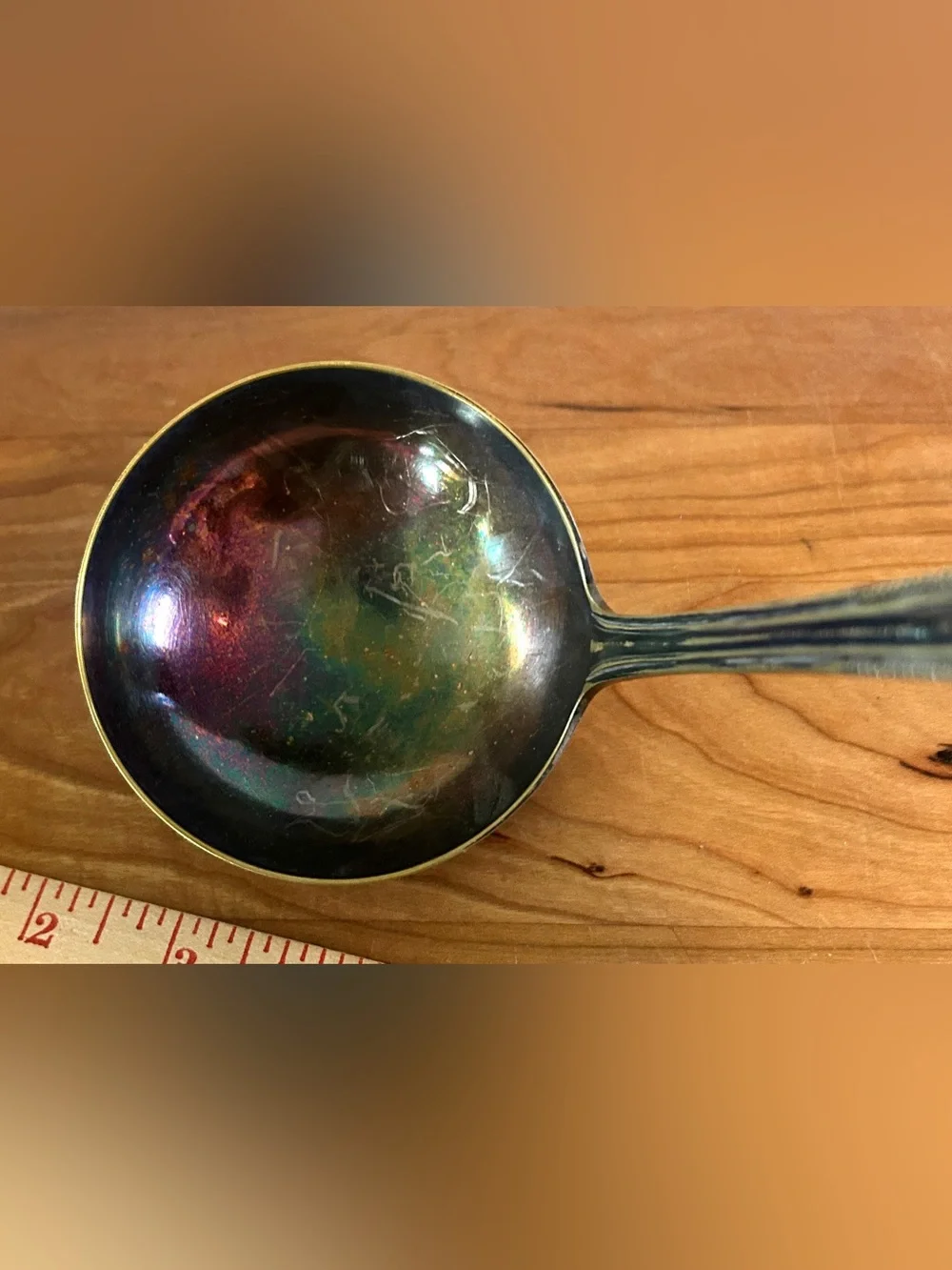 VTG National Silver Co VICEROY Silverplate Full Size 11” Soup Ladle 1930s-60s